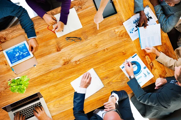 Diversità Business Team Concetto di strategia — Foto Stock