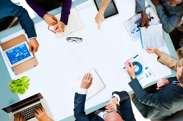 Diversidade Conceito de Estratégia de Equipe de Negócios — Fotografia de Stock