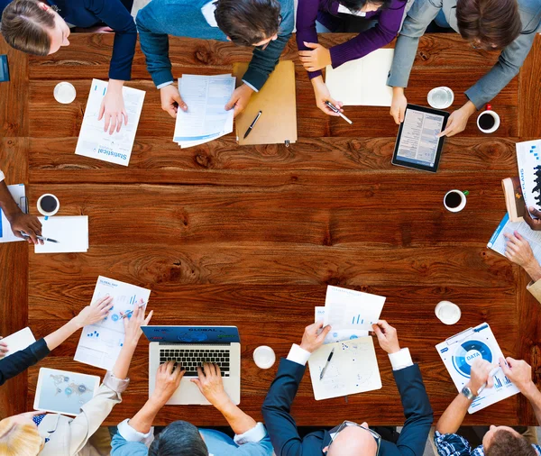 Equipo Trabajo en equipo Concepto de discusión —  Fotos de Stock