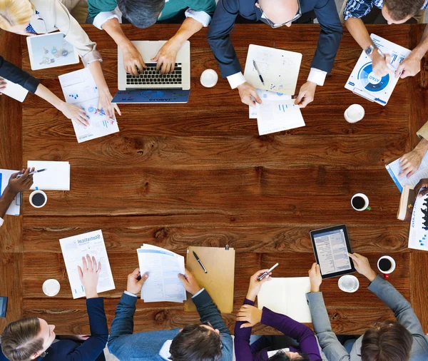 Lavoro di squadra Concetto di discussione — Foto Stock