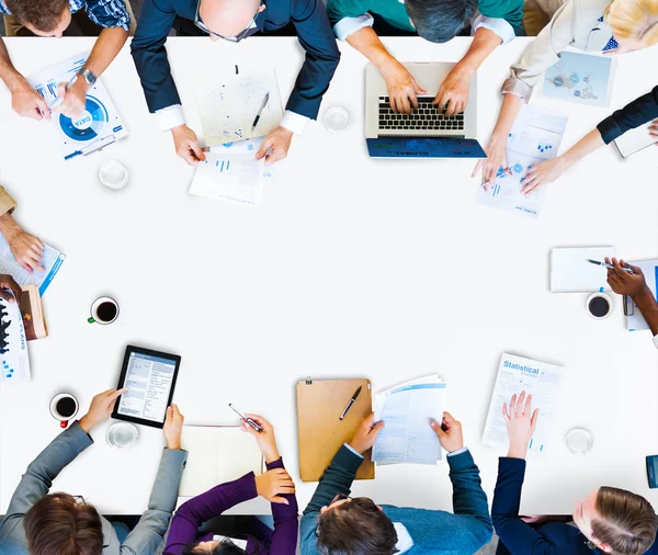 Equipo Trabajo en equipo Concepto de discusión — Foto de Stock