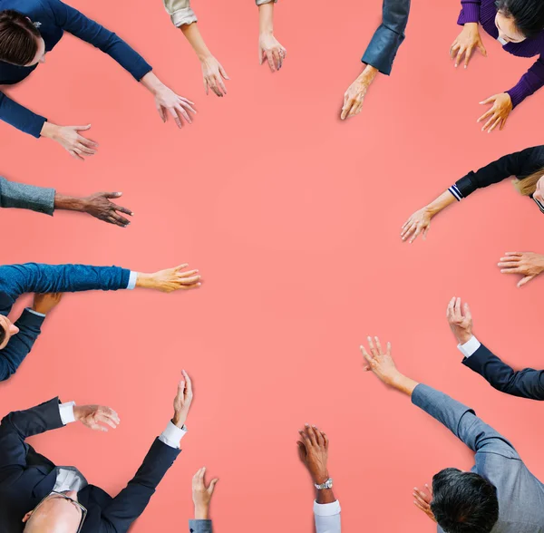 Business People Team Concetto di lavoro di squadra — Foto Stock