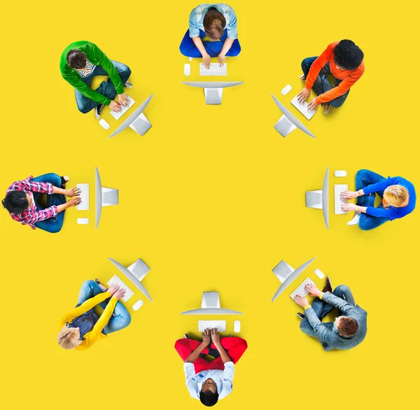 Vielfalt Teamwork Kommunikationskonzept — Stockfoto