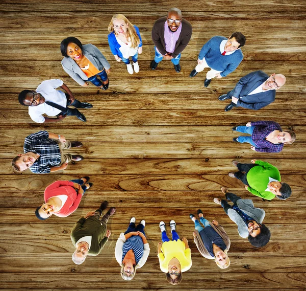 Conceito de Equipe Comunitária de Pessoas Empresariais — Fotografia de Stock