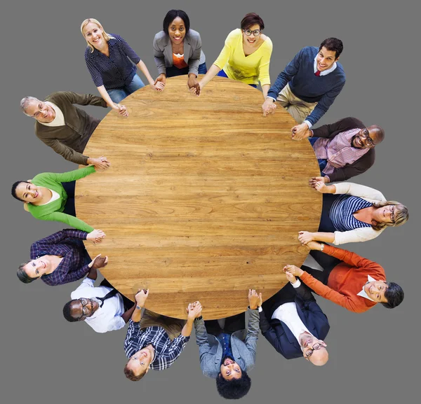 Geschäftsleute Teamwork Unterstützungskonzept — Stockfoto