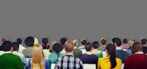 Audiencia Diversidad Concepto de reunión de personas —  Fotos de Stock