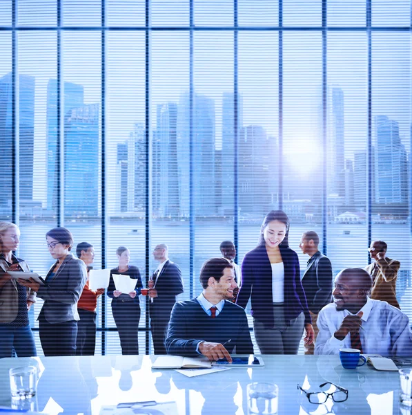 Business People การอภิปรายทีม Concept — ภาพถ่ายสต็อก