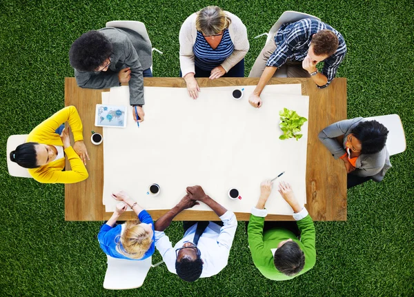 People Meeting Work Place — Stock Photo, Image