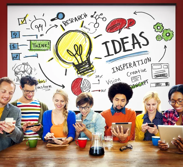 Ideias Criatividade Conhecimento Inspiração Conceito — Fotografia de Stock
