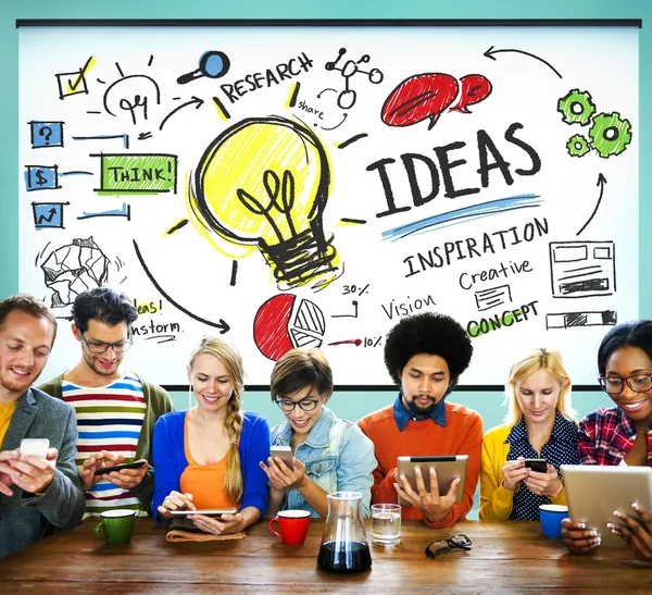 Ideer - Kunnskapsinspirasjon om kreativitet – stockfoto