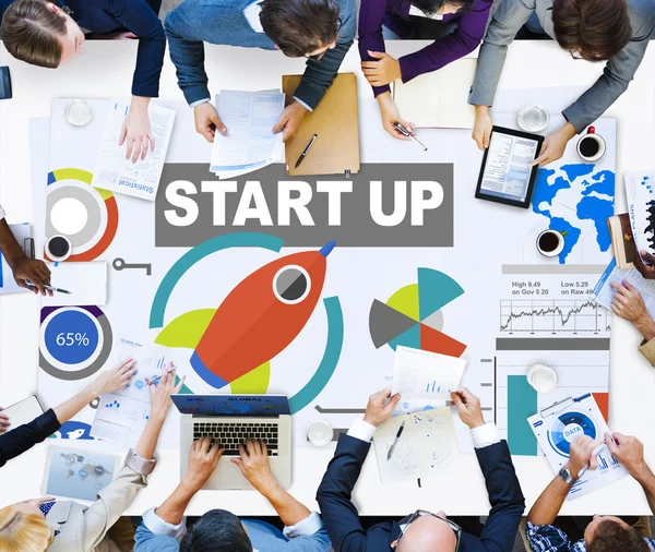 Plan Startup strategi affärsidé — Stockfoto