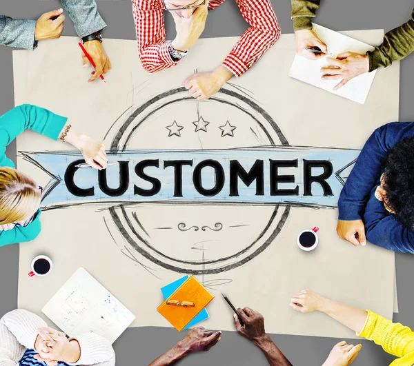 Customer Satisfaction Support  Concept — Stock Photo, Image