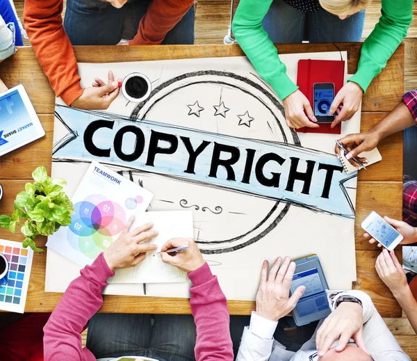 Copyright Marca Concepto de marca —  Fotos de Stock