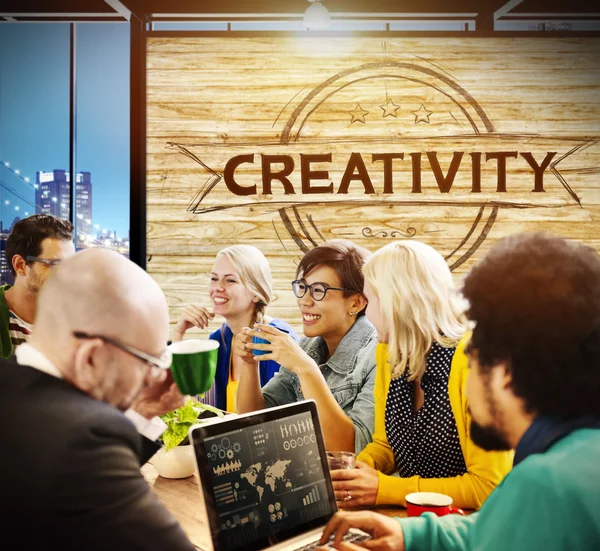 Innovationsbegreppet kreativitet idéer — Stockfoto