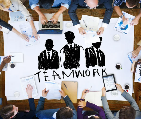 Teamwork Group Collaboration Concept — Stock Photo, Image