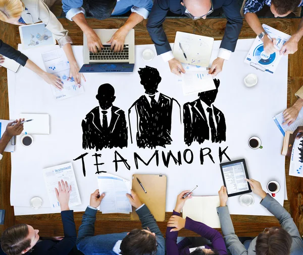 Teamwerk groep samenwerking Concept — Stockfoto