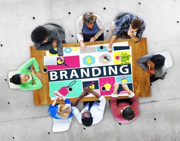 Brand Branding Nome commerciale Concetto — Foto Stock