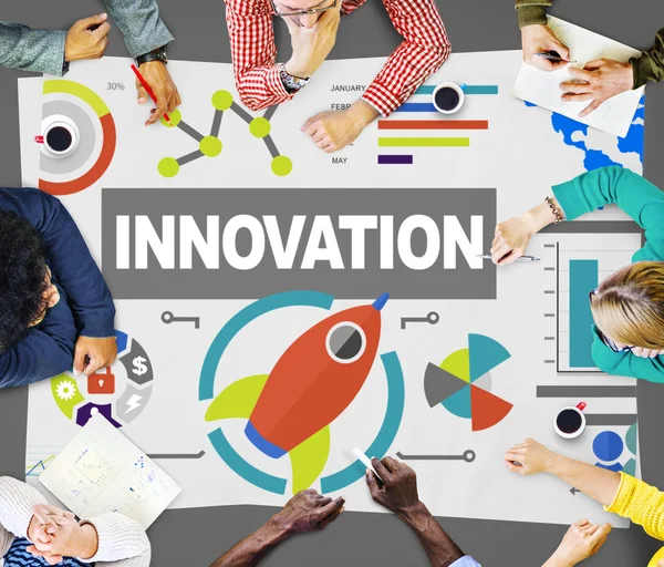 Ideia de Inovação Conceito de Aspiração Criativa — Fotografia de Stock