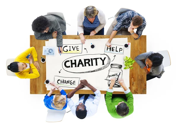 Charity Give Help Donate Concept — Stock Photo, Image