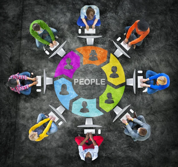 People Social Networking Concept — Stock Photo, Image