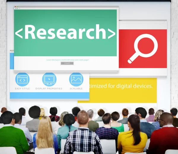 Research Review Analysis  Concept — Stock Photo, Image