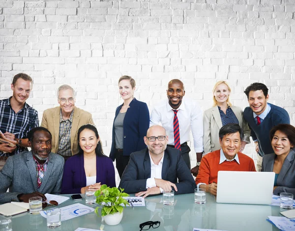 Team Teamwork Miteinander Gemeinschaft Verbindung Variation Einheit — Stockfoto