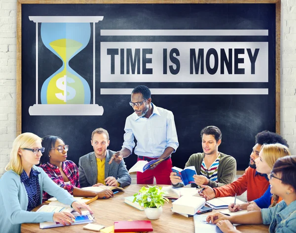 Time Money HourGlass Concept — Stock Photo, Image