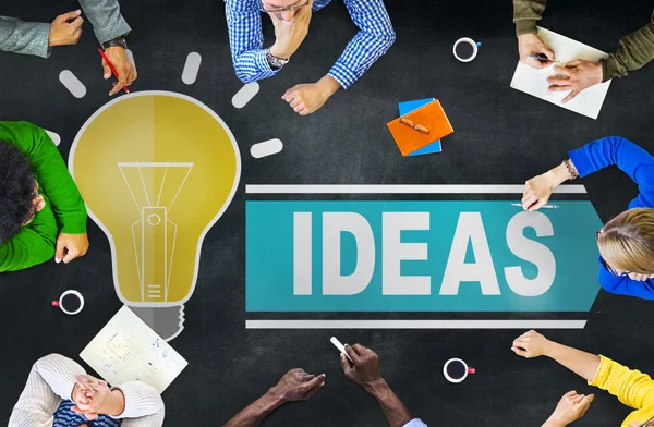 Ideias Pensando Conceito de Inovação — Fotografia de Stock
