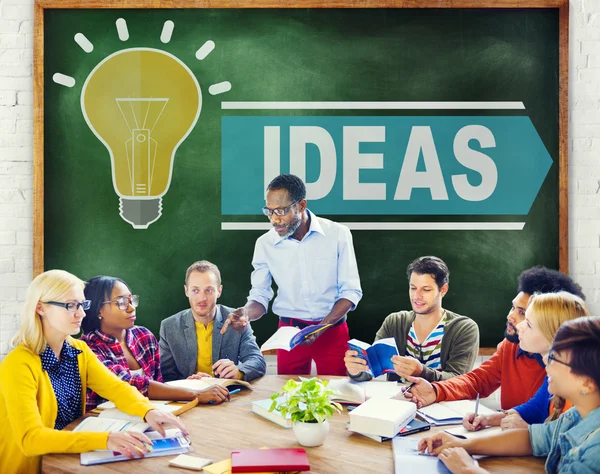 Ideen denken Innovationskonzept — Stockfoto
