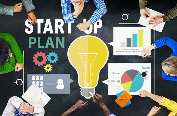 Concepto de Plan Empresarial — Foto de Stock