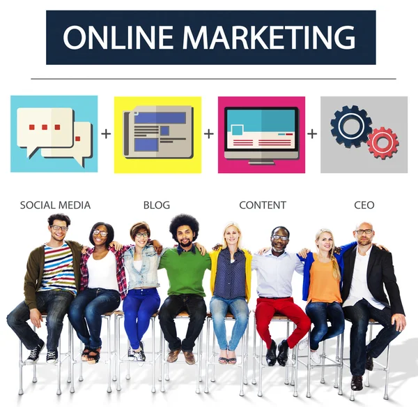 Concepto de Marketing Online —  Fotos de Stock