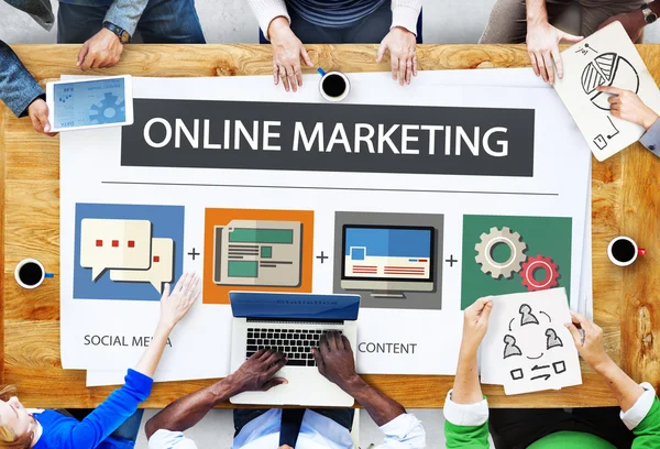 Concepto de Marketing Online — Foto de Stock