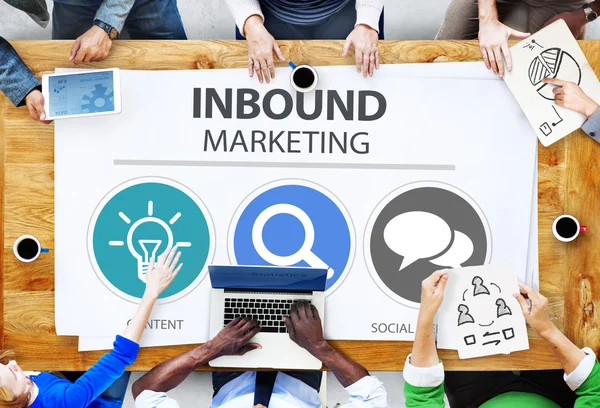 Inbound Marketing Concept — Zdjęcie stockowe