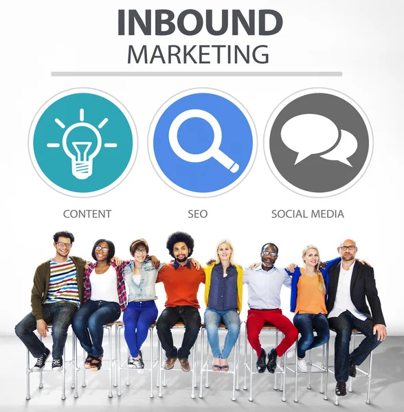 Concepto de Inbound Marketing —  Fotos de Stock