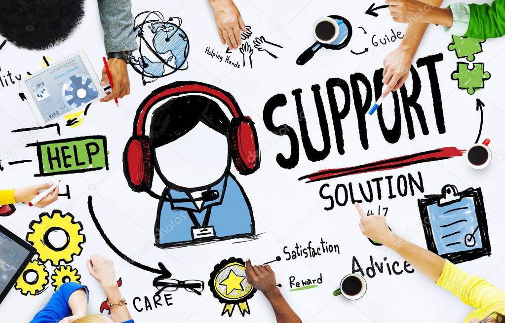 Support Solution Satisfaction Quality Concept