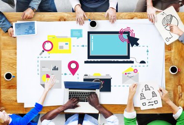 Teknoloji medya sosyal ağ bağlantısı