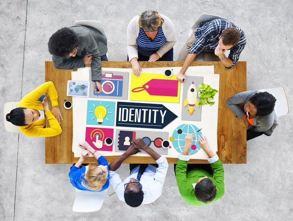 Identità Branding Business concetto — Foto Stock