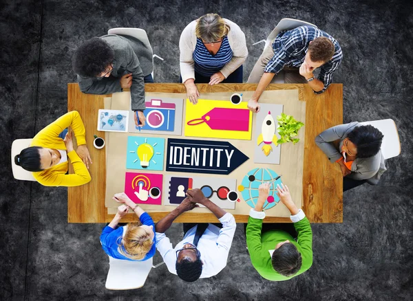 Identità Branding Business concetto — Foto Stock