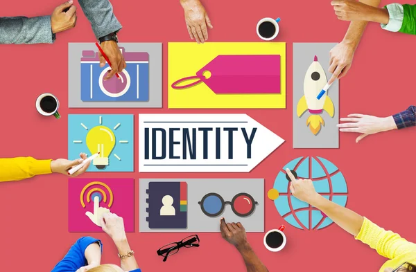 Identità Branding Business concetto — Foto Stock