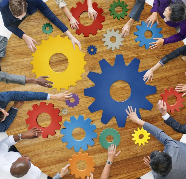 Connection Managing Teamwork Concept — Stock Photo, Image