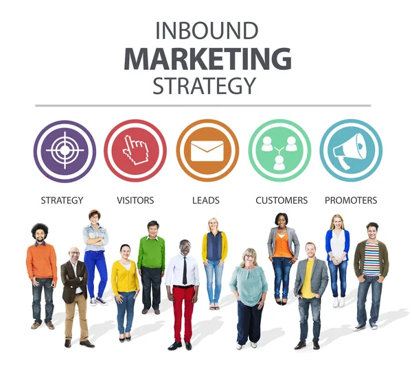 Inbound Marketing Strategy Concept — Stock Photo, Image