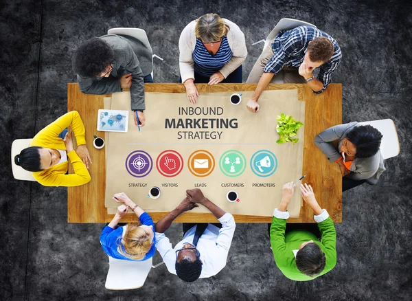 Bejövő Marketing stratégia koncepciót — Stock Fotó