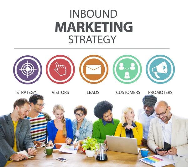 Inbound Marketing Strategy Concept — Stock Photo, Image