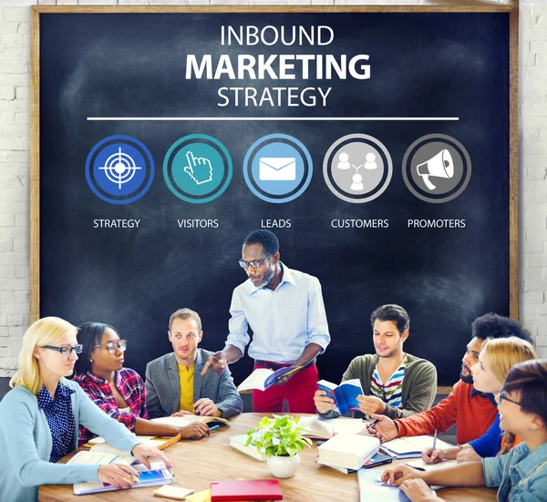 Binnenkomende Marketing strategie Concept — Stockfoto
