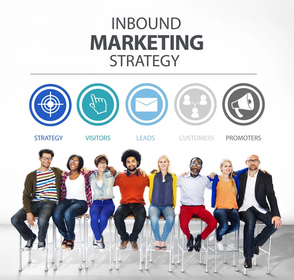 Inbound Marketing Strategy Concept — Stock Photo, Image