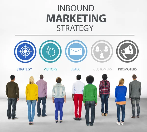 Inbound Marketing Strategy Concept — Stock Photo, Image