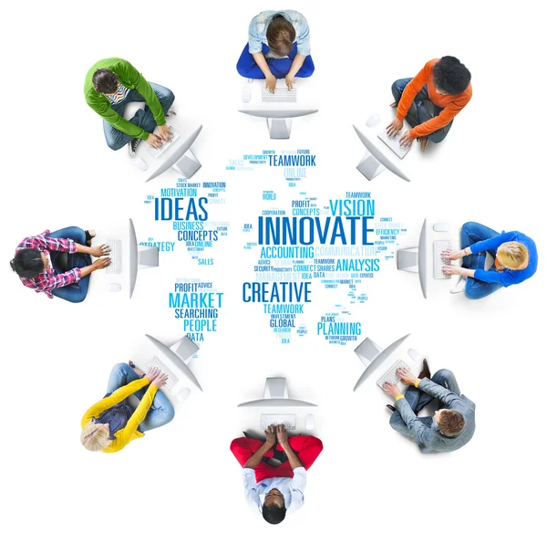 Innovation inspiriert Kreativität Ideen — Stockfoto