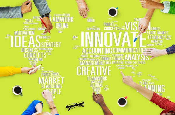 Innovation Inspiration kreativitet idéer — Stockfoto