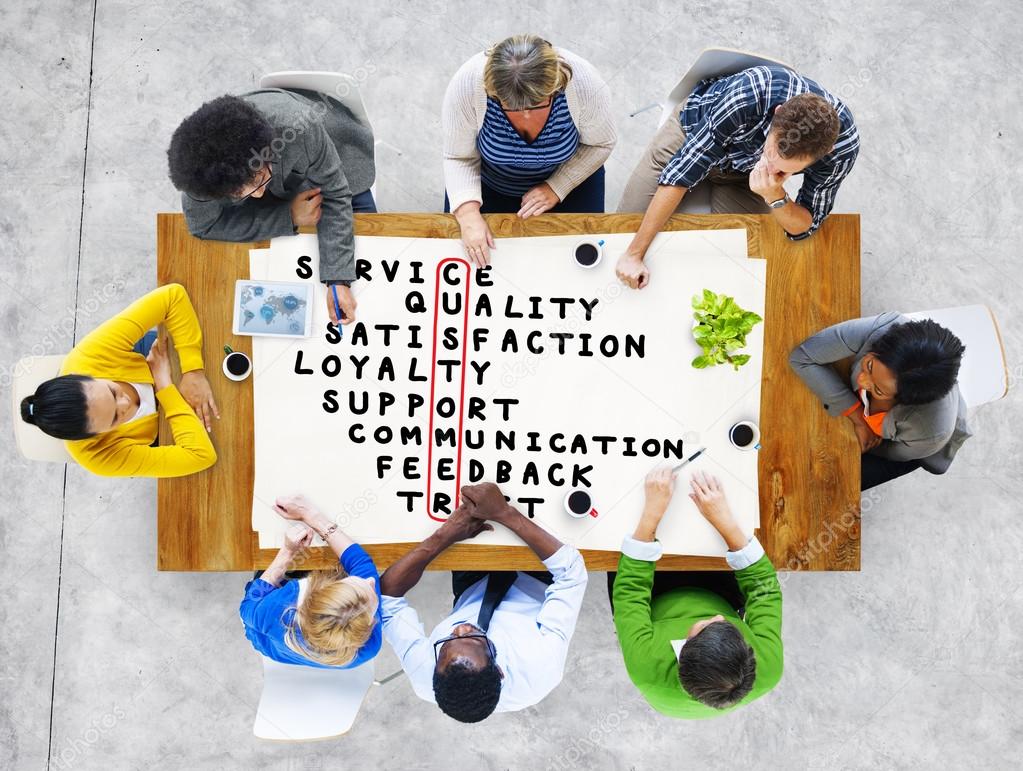 Customer Service Quality Satisfaction Concept