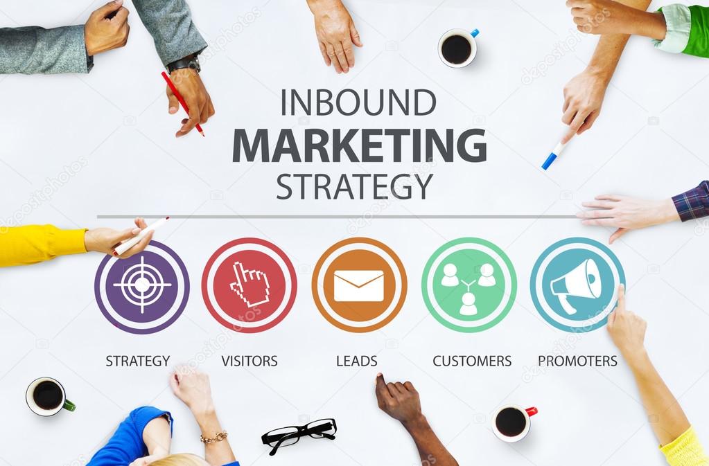 Inbound Marketing Strategy Concept